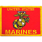 Patch-Usmc Flag Marines
