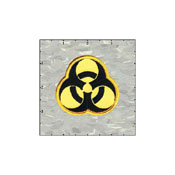 Biohazard 2.5 Inches Patch