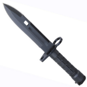 Gear Stock G.I. Type Stainless Steel M-9 Bayonet With Scabbard