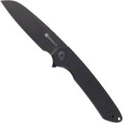 Kyril Flipper Black Blade Knife - Black
