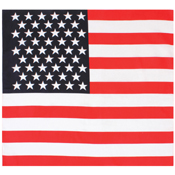 22 X 22 Inches U.S. Flag Bandana