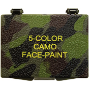 Five-Color Bark Camouflage Face Paint Compact