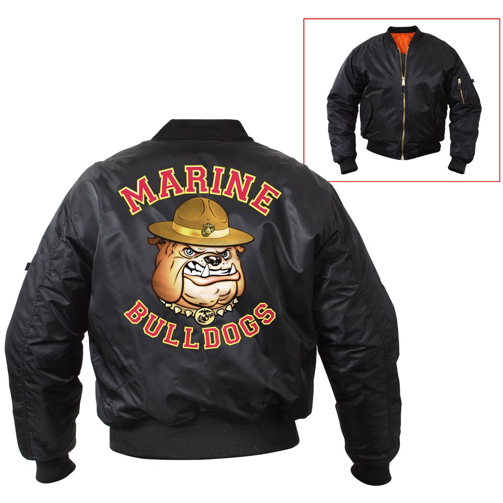 Mens Marine Bulldog MA 1 Flight Jacket