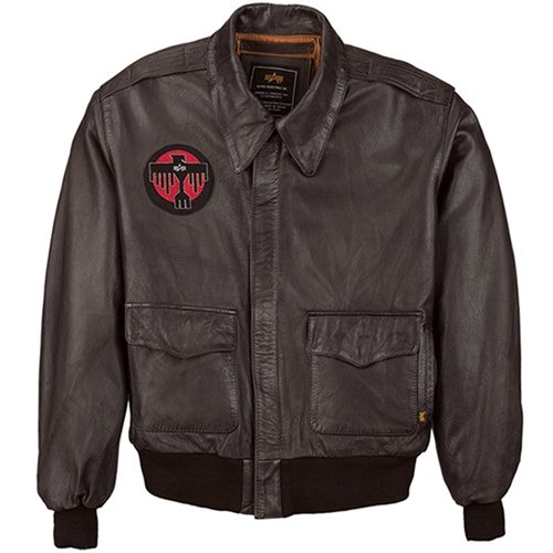 Alpha Mens A-2 Deco Leather Jacket