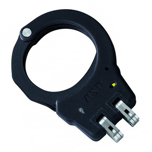 ASP Aluminum Black Hinge Handcuff - 1 Pawl Yellow