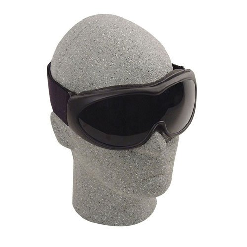 Black The Grunt Tactical Goggles - Smoke Lenses