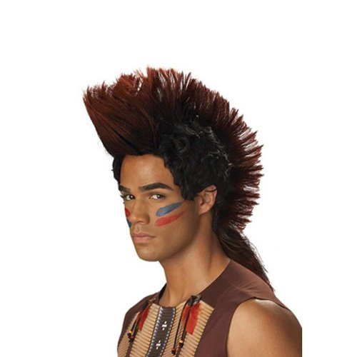 California Men's Indian Warrior Wig