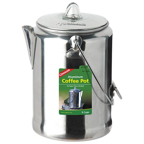Coghlans 9 Cup Aluminum Coffee Pot
