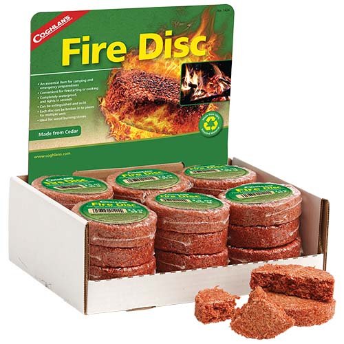 Coghlans Display Fire Disc - 24 Pack