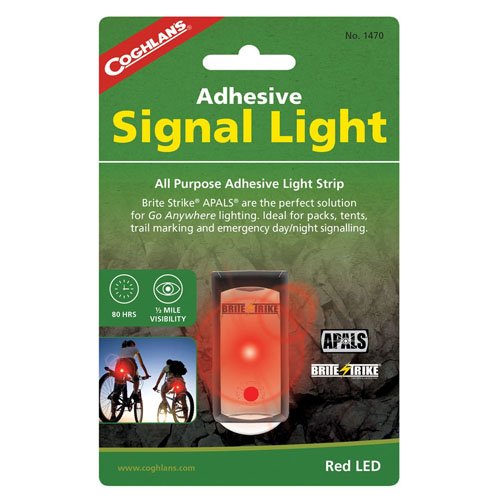 Coghlans Red Adhesive Signal Light