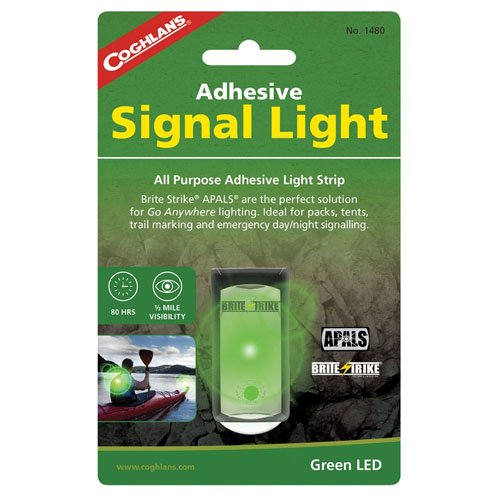 Coghlans Green Adhesive Signal Light