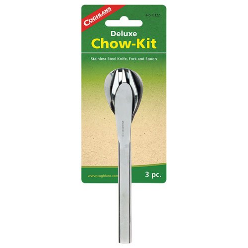 Coghlans 8322 Deluxe Chow Knife Fork And Spoon Set Kit