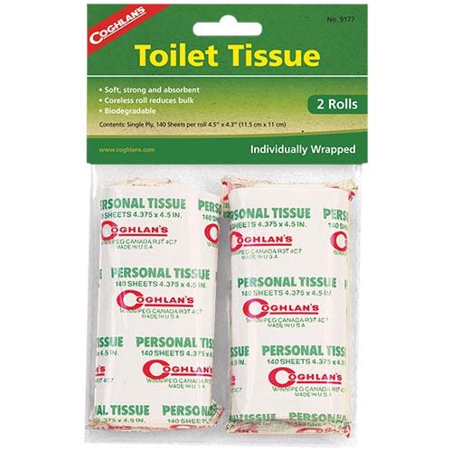 Coghlans 9177 Toilet 2 Pack Tissue