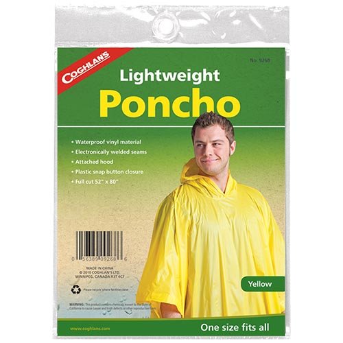 Coghlans 9268 Yellow Poncho