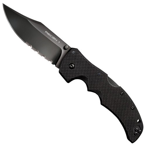 Recon 1 CTS XHP Steel Clip Point Folding Blade Knife 