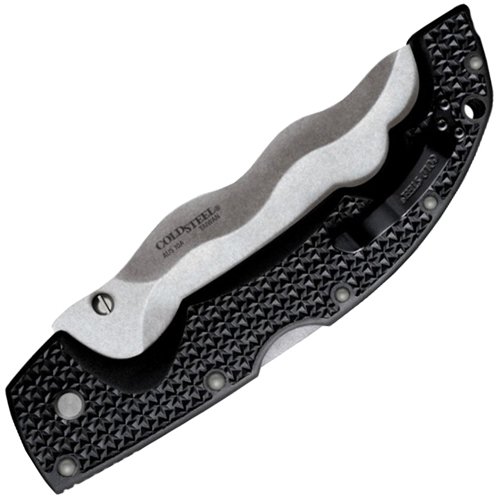 Cold Steel Voyager Tri-Ad Lock Kris Style Blade Folding Knife