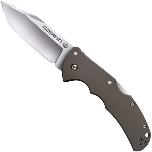 Code 4 Plain Edge Folding Blade Knife