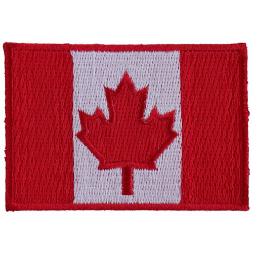 Canada Flag Small Patch - 3x2 Inch