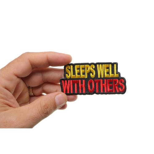 Sleeps Well With Others Funny Patch
