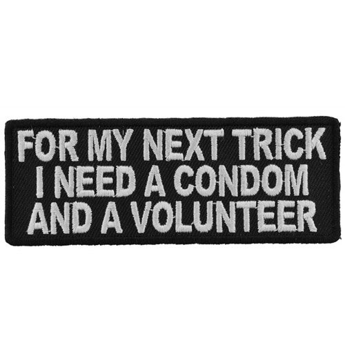 CP 4x1.5 Inch Condom and Volunteer Trick Patch