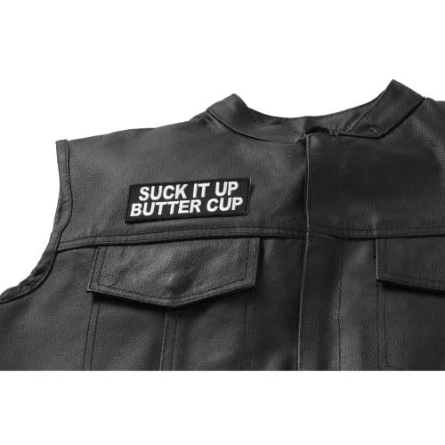 Suck It Up Butter Cup Funny Patch