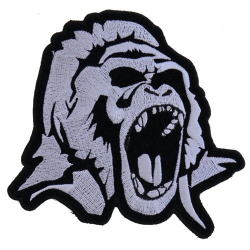 Gorilla Small Embroidered Patch