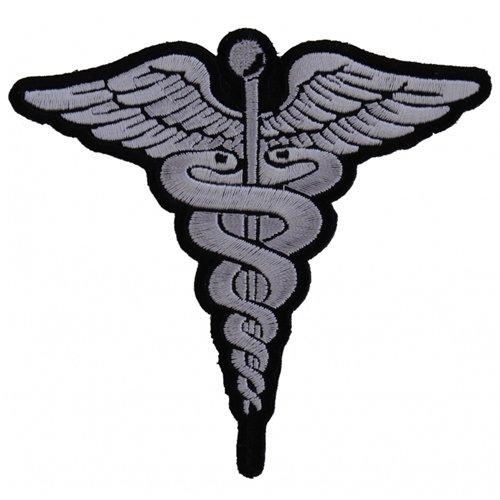BW Medic Symbol Embroidered Patch - 4x3.8 Inch