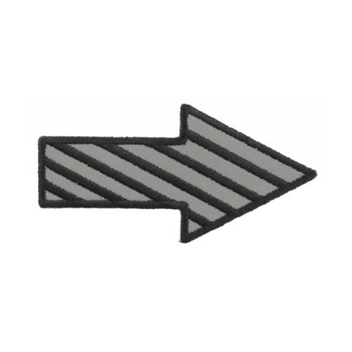 Striped Arrow Reflective Patch 