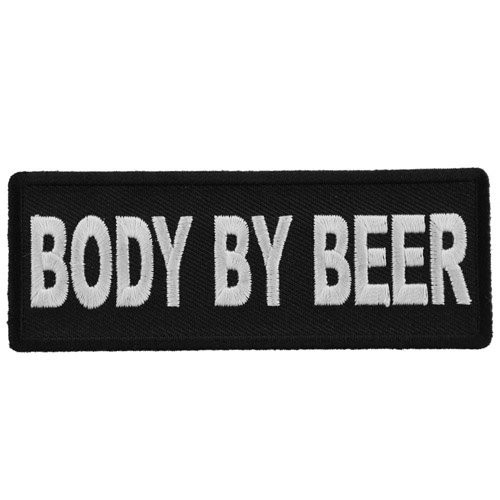 CP 4x1.5 Inch Body By Beer Embroidered Patch