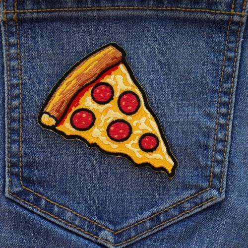 Pizza Slice Iron-on Patch