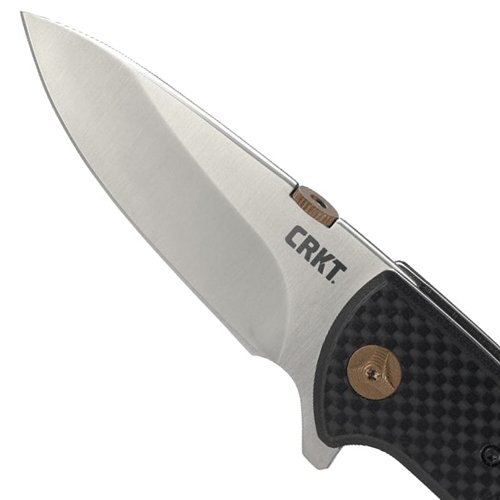 CRKT Avant Satin Plain Blade Folding Knife