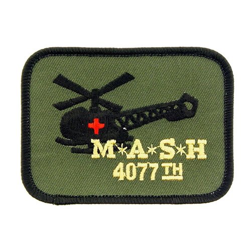 Mash 4077th Green/Black Patch