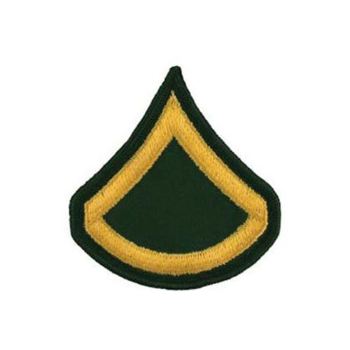 3 Inch Army Dress Green E3 PFC Patch