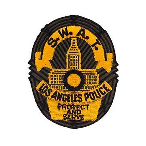 California Los Angel Swat Team Patch - Black