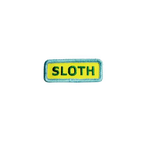 Small Sloth Name Tag