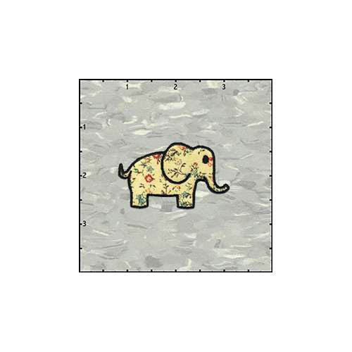 Elephant Flowered Patch