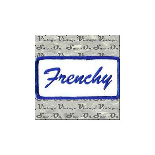 Name Tag Frenchy Patch