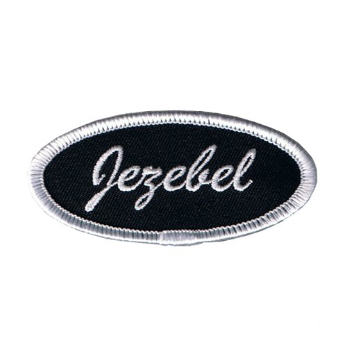 Fuzzy Dude Jezebel Name Tag Embroidered Patch