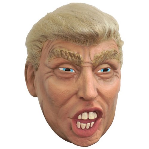 Donald Trump with Hair Halloween Mask