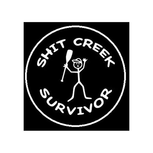 Shit Creek Survivor Sticker 