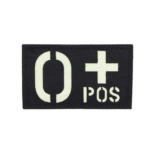 Glow in the Dark O+ Positive Patch