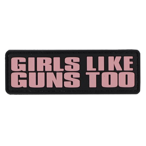 PVC Girls Like Guns Too Patch