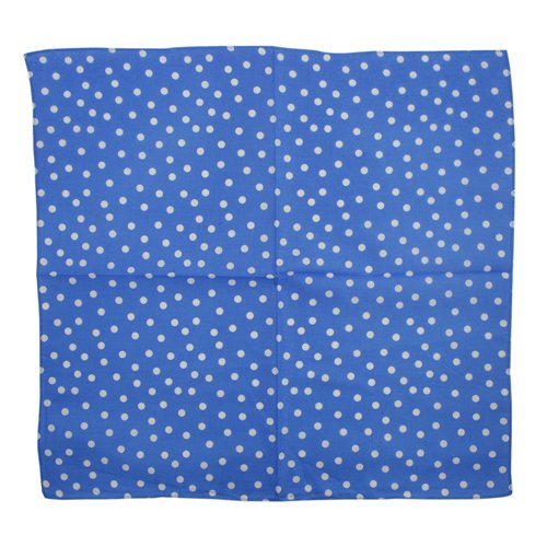 Polka Dot Blue & White Bandana