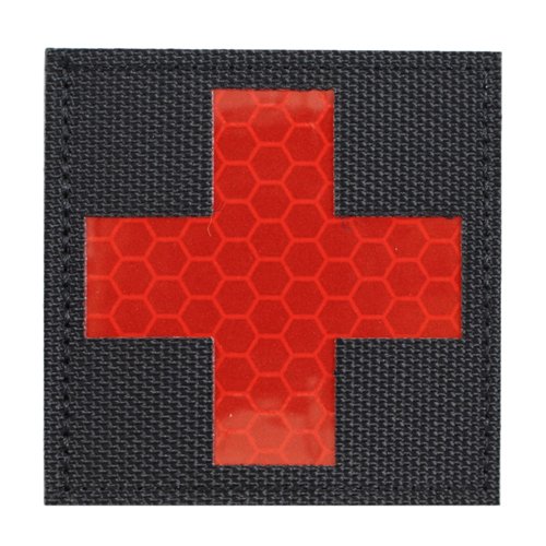 Reflective Medic Cross Patch