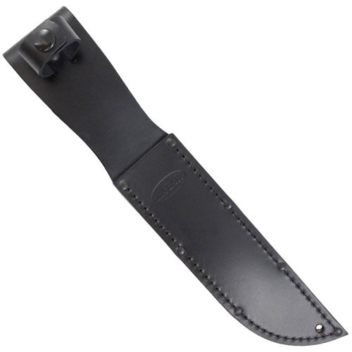 Full-size Black Leather Sheath for 7 Inch Long Blade Knife