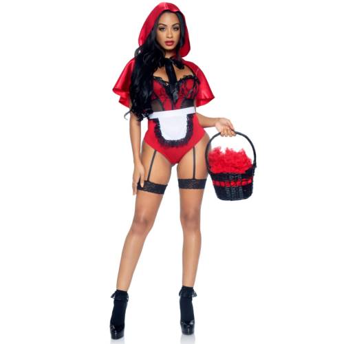 Attractive Naughty Miss Red Riding Hood Costume