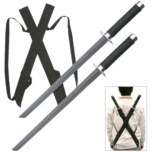 Heckler and Koch Stainless Steel Black Twin Samurai Sword