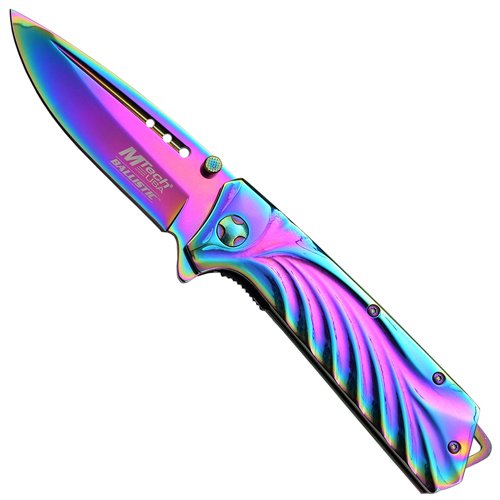 MTech USA Rainbow MT-A822RB Folding Knife