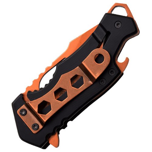 Mtech USA Folding Knife - Orange Handle