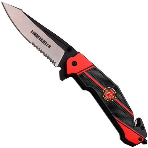 MTech USA 4.75 Inch Spring Assisted FD Emblem Folding Knife